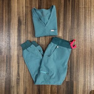 Figs Teal *limited edition* XS Petite Scrub Set